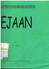 Image of Bahan penyuluhan bahasa Indonesia: Ejaan