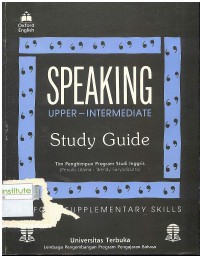 Image of Speaking Upper-Intermediate: Study Guide