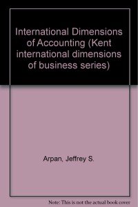 Image of International Dimensions Of Accoounting