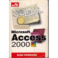 Image of 36 Jam Belajar Komputer Microsoft Access 2000
