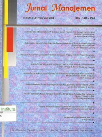 Image of Jurnal Manajemen: Tahun XII/01 | Februari 2008