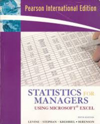 Image of Statistics for Managers: Using Microsoft Excel