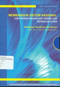 Image of Membangun sistem nasional: ilmu pengetahuan dan teknologi berkelanjutan