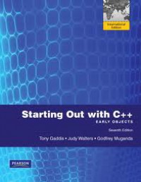 Image of Starting Out with C++: Early Objects