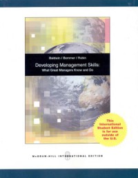 Image of Developing Management Skills: What Great Managers Know and Do