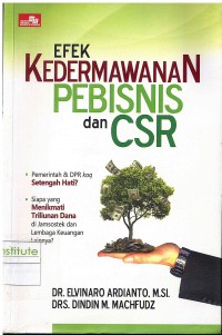 Image of Efek Kedermawanan Pebisnis dan CSR