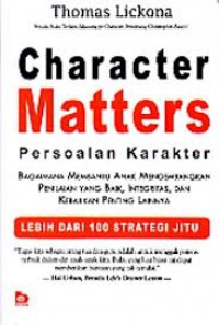 Image of Character Matters Persoalan Karakter