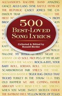 Image of 500 Best-Loved Song Lyrics