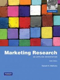 Image of Marketing Research: An Applied Orientation 6 Ed.