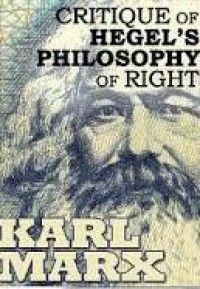Image of Critique of Hegel's Philosophy of Right