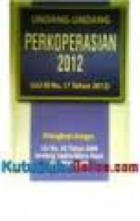 Image of Undang-undang Perkoprasian 2012