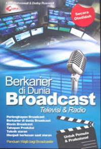 Image of Berkarier di Dunia Broadcast Televisi & Radio