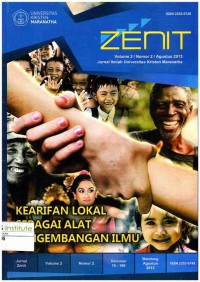 Image of Zenit: Jurnal Ilmiah Universitas Kristen Maranatha Vol. 2 no.2