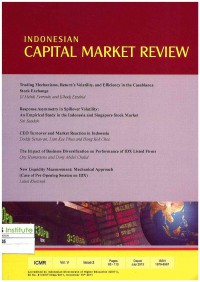 Image of Indonesian Capital Market Review Vol. V July 2013