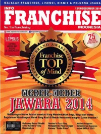 Image of Info Franchise Indonesia: 12/IX/ Desember 2014