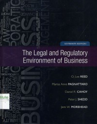 Image of The Legal and Regulatory Environment of Business