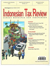 Image of Indonesia Tax Review: Vol. VIII/Edisi 14 | 2015