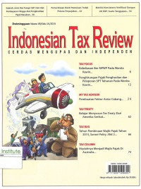 Image of Indonesian Tax Review: Vol. VIII/Edisi 16 | 2015