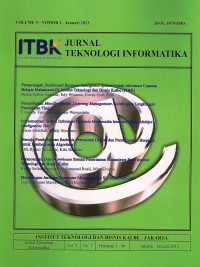 Image of Jurnal Teknologi Informatika: Vol. 5 No.1 | Januari 2013