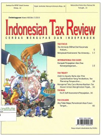 Image of Indonesia Tax Review: Vol. VIII/Ed. 17 | 2015	2