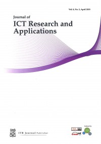 Image of Journal of ICT Research and Applications : Vol. 8 No. 3 I April 2015