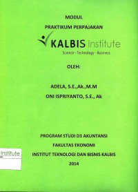 Image of Modul Praktikum Perpajakan