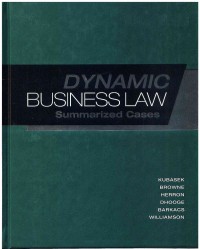 Image of Dynamic Business Law: Summarized Cases