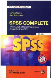 Image of SPSS COMPLETE: Teknik Analisis Terlengkap dengan Sofware SPSS Seri 1 Edisi 2