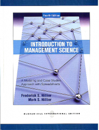 Image of Introduction to Management Science: A Modeling and Case Studies Approach with Spreadsheets