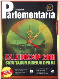 Image of Majalah Parlementaria Edisi 144 Th. XLVI 2016