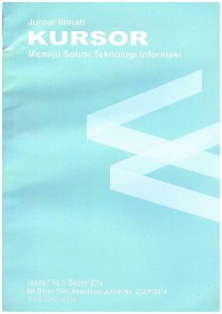 Image of Jurnal Ilmiah KURSOR: Menuju Solusi Teknologi Informasi Vol. 7 No. 3 | Oktober 2014