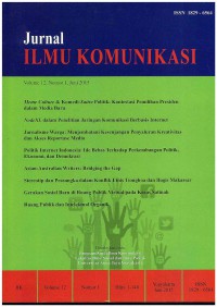 Image of Jurnal Ilmu Komunikasi UAJY: Volume 12 Nomor 1 | Juni 2015