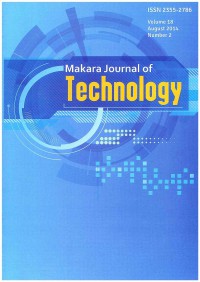 Image of Makara Journal of Technology | Vol. 18 No.2 - Agustus 2014