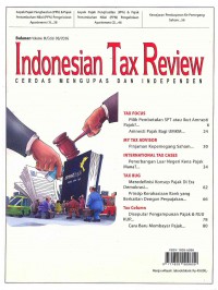 Image of Indonesian Tax Review: Vol. IX/Edisi 08 | 2016