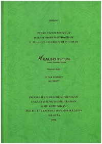 Image of Peran Floor Director dalam Produksi Program Acara D'Academy Celebrity di Indosiar