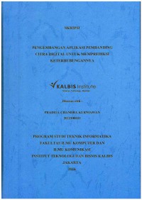 Image of Pengembangan Aplikasi Pembanding Citra Digital Untuk Memprediksi Keterhubungannya