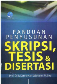 Image of Panduan Penyusunan Skripsi, Tesis dan Disertasi