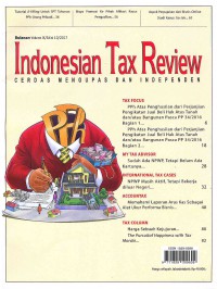 Image of Indonesian Tax Review: Vol. IX/Edisi 10 | 2017