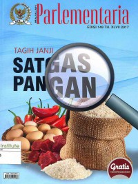 Image of Majalah Parlementaria: Edisi 149 Th. XLVII 2017