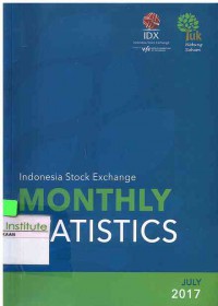 Image of Indonesia Stock Exchange Monthly Statistics: July 2017 | Volume 26 No. 7
