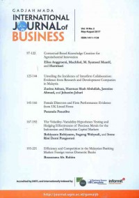 Image of Gadjah Mada International Journal of Business: Vol. 19 No. 2 | May - August 2017