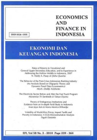 Image of Ekonomi dan Keuangan Indonesia: Vol. 68 No. 3 | 2010