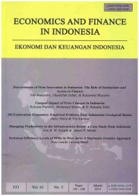 Image of Ekonomi dan Keuangan Indonesia : Vol. 61 No. 3 | 2015
