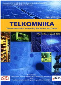 Image of Telkomnika : Telekomunication, Computing, Electronics and Control : Vol. 15 No. 1 I March 2017