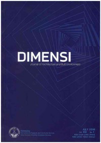 Image of DIMENSI-Journal of Architecture and Built Environment I Vol. 43 No. 1, July 2016