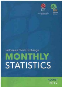 Image of Indonesia Stock Exchange Monthly Statistics: August 2017 | Volume 26 No. 8