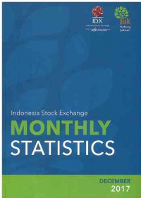 Image of Indonesia Stock Exchange Monthly Statistics: December 2017 | Volume 26 No. 12