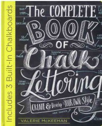 Image of The Complete Book of Chalk Lettering : Create & Develop Your Own Style