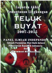 Image of Laporan Akhir Pemantauan Lingkungan Teluk Buyat 2007-2015