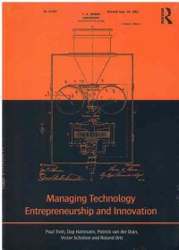 Image of Managing Technology Entrepreneurship and Innovation